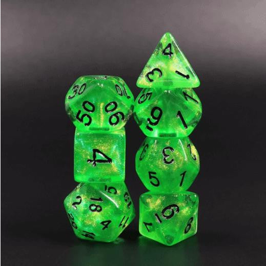 Foam Brain Games Emerald City RPG Dice Set